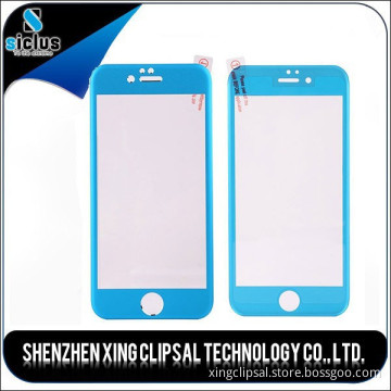 Shenzhen mobile phone accessories manufacturer, innovative products for import, color tempered glass screen protector for iphone